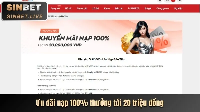 Ưu đãi chào mừng cho sòng bạc trực tuyến